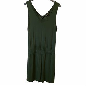 Peyton Jensen faux-dress romper green M